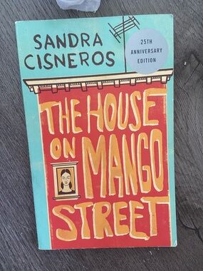 The House on Mango Street by Sandra Cisneros - Teal & Red Cover